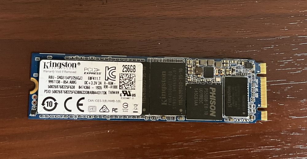 Продам SSD M.2 Kingston 256GB
