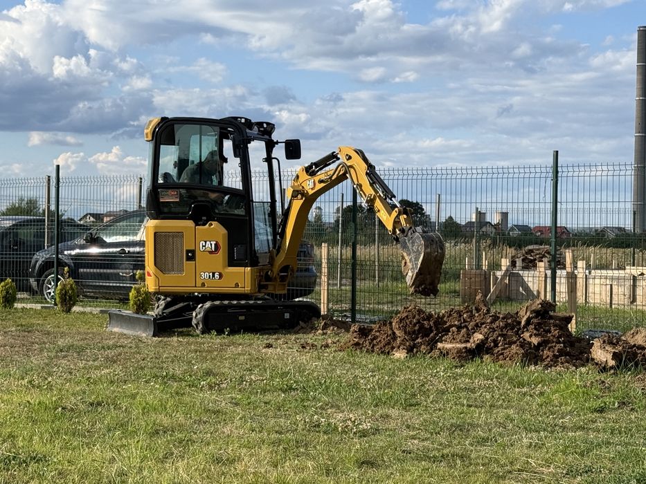 Inchiriez utilaje, miniexcavator, basculabila