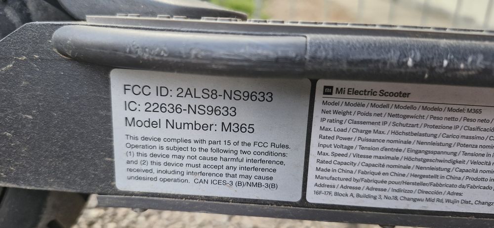 Trotineta  electrică Xiaomi M365