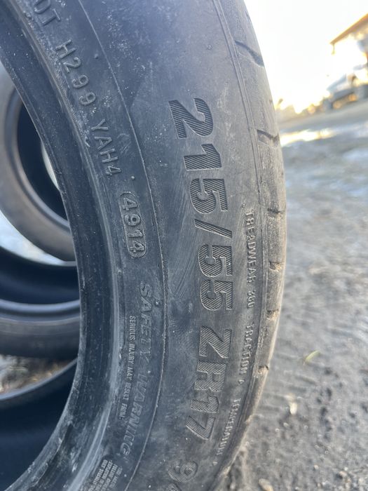 Продам шины KUMHO 215/55/17