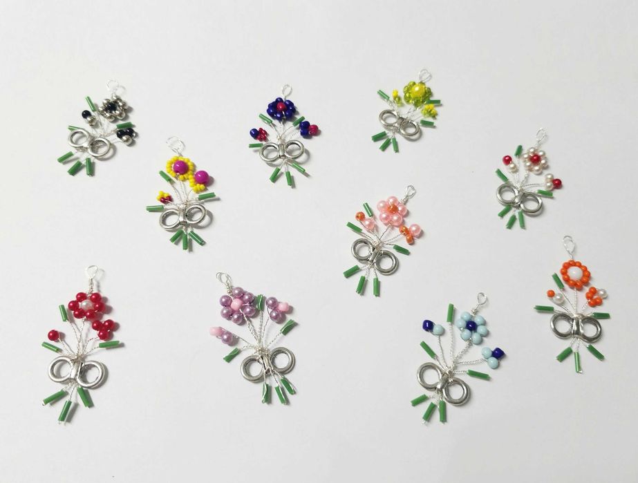 Reducere! Martisoare unicat margele flori, cruci, multe culori, modele