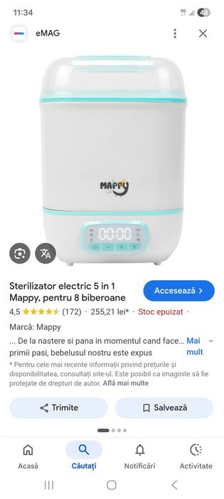Vand sterilizator