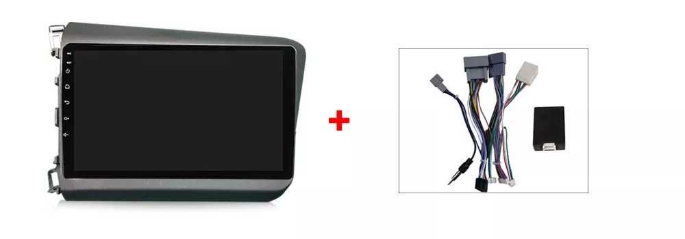 NAVIGATIE Android 14 Honda Civic 2012 -2015 1/8 Gb Waze CarPlay CAMERA