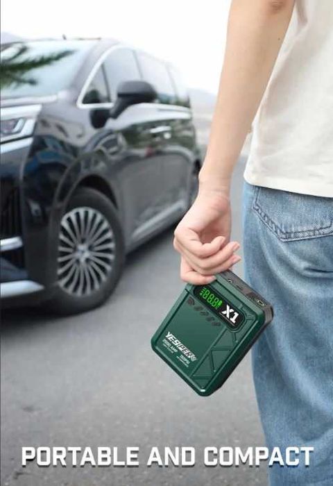 robot pornire auto compresor auto portabil Baterie externa Jumpstarter