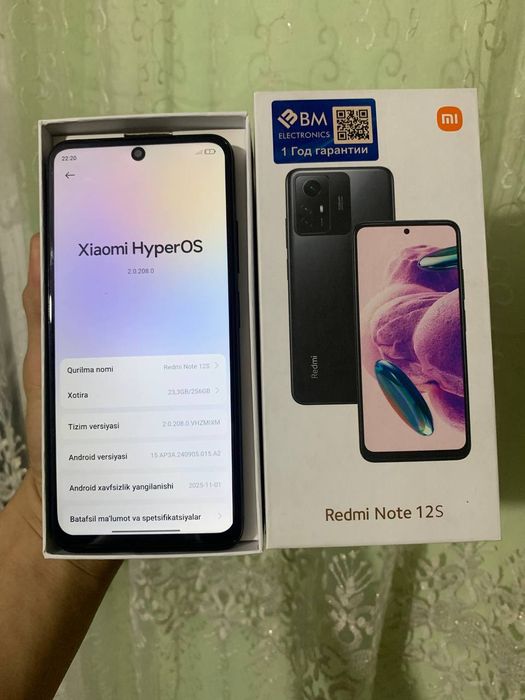 Redmi note 12s 8/256 gb