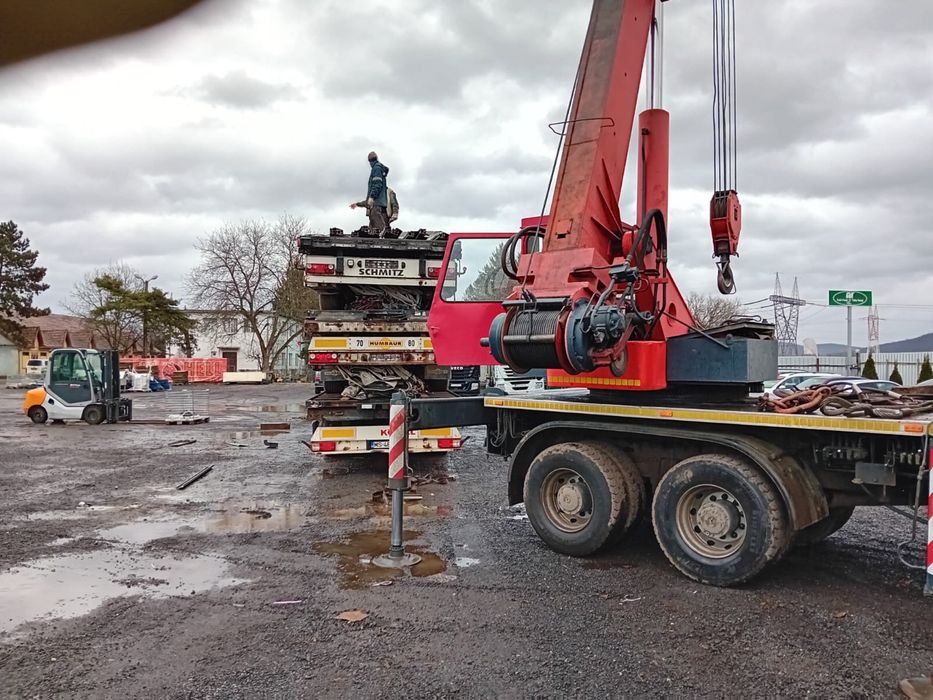 Remorcari tractari recuperări camioane, tir  autocar închiriere macara