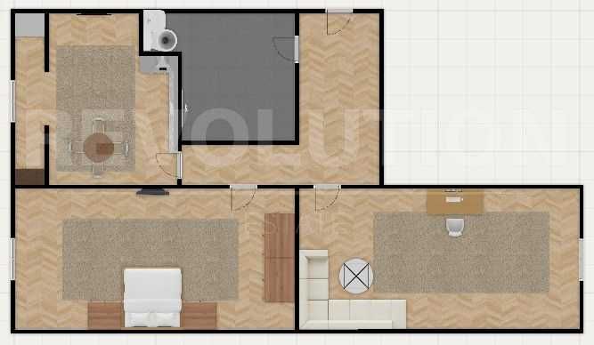 Двустаен апартамент в ж.к. Борово