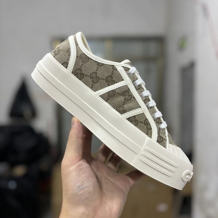 GG Tennis 1977 Platform - Beige GG