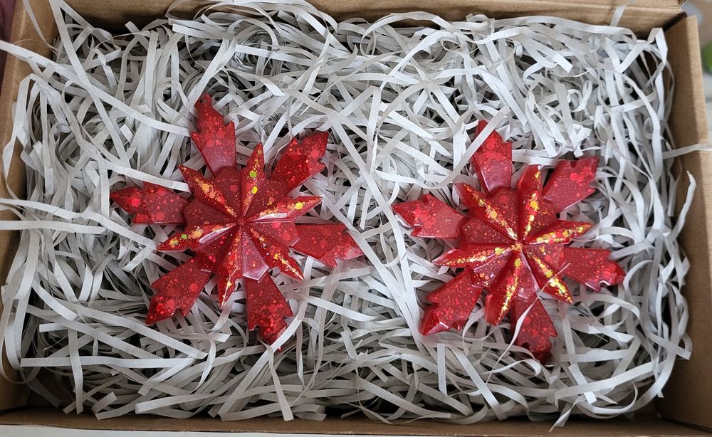 ПРОМОЦИЯ Коледни ръчно направени украшения от епоксидна смола