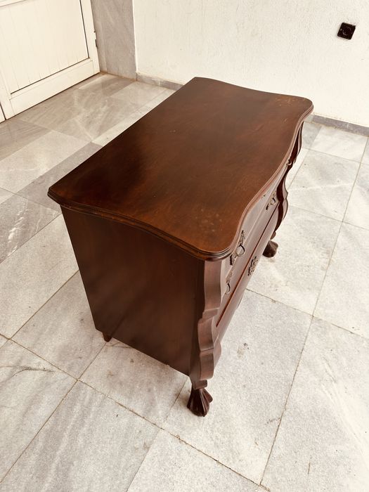 Винтидж шведски скрин с 3 чекмеджета | 1930–1950 г.