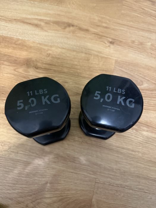 Gantere Decathlon 2 x 5kg