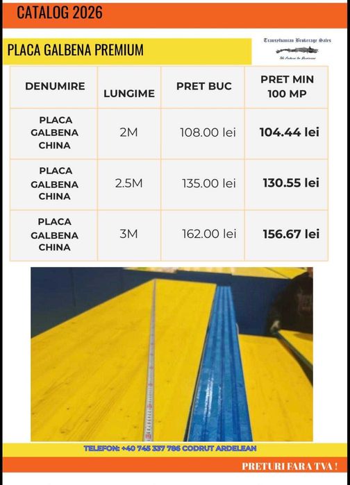 Panouri cofrare premium, cofraje, placi cofrante