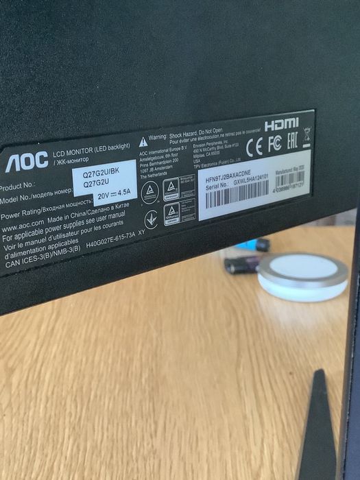Vand Monitor Gaming