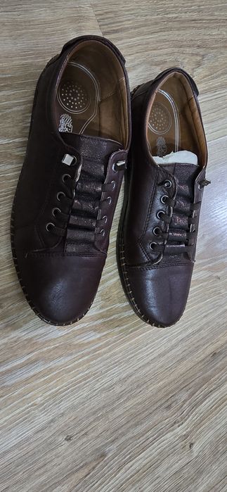 Туфли осение кожаные