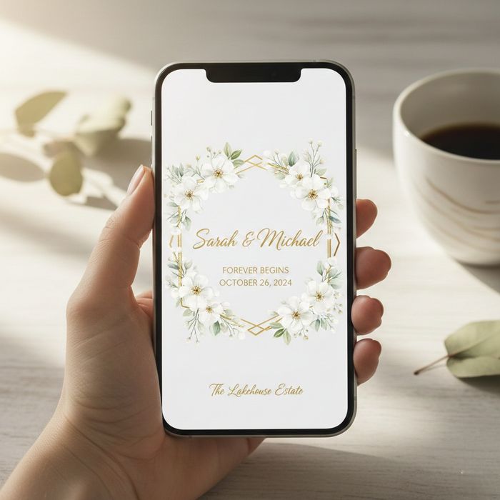 Invitații Digitale  - Nuntă / Botez / Majorat