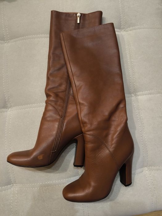 Сапоги модельные, кожанные 36 размер