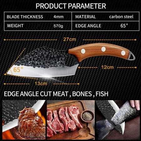 Cutit-japonez-BARDA;forjat-otel-carbon-full-tang-27-cm