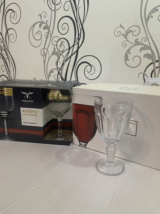 Стаканы фужеры продам по 3000