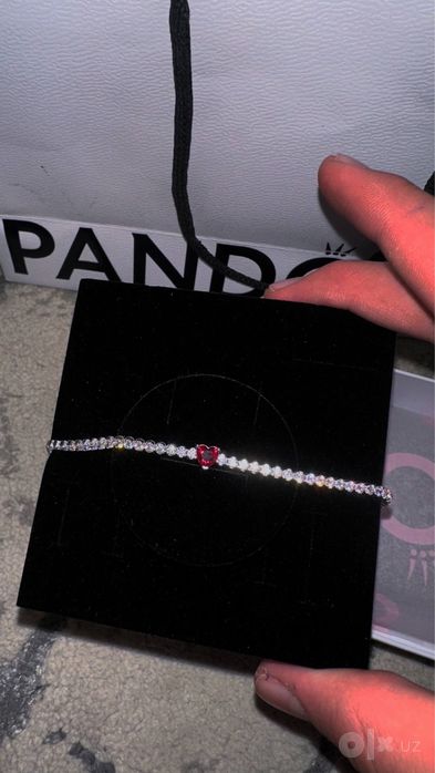 Браслет Pandora с сердечкой