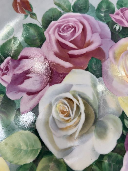 Тарелка авторская ссср . Живопись