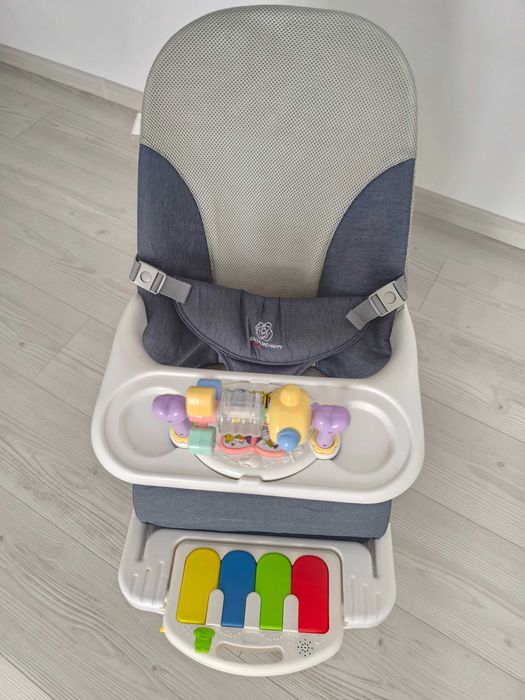 Balansoar pe roti pentru bebeluși