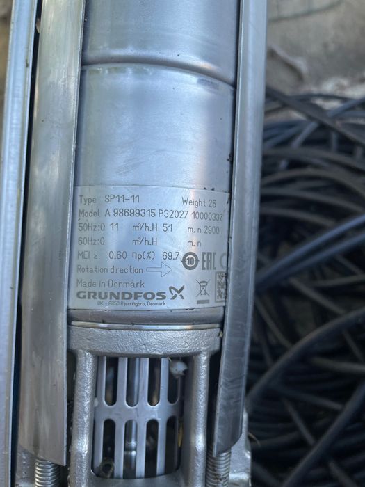 Спешно! Продавам трифазна сондажна помпа Grundfos SP 11-11