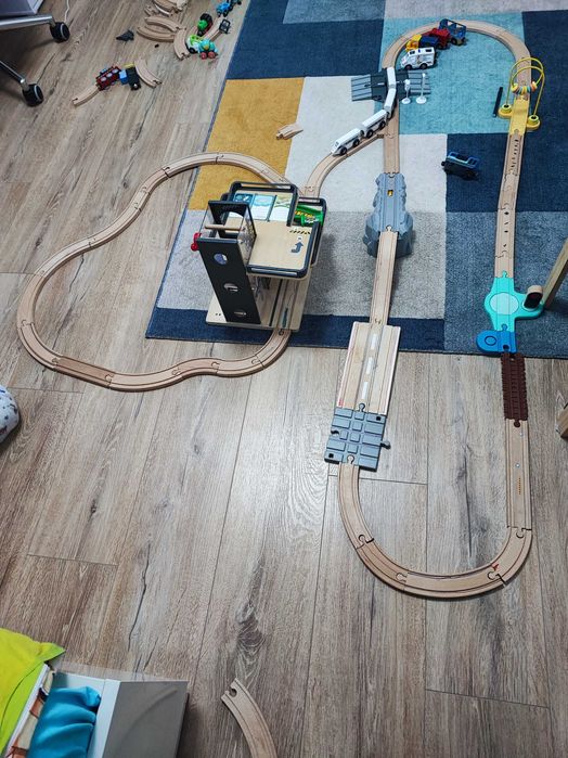 Комплект дървен влак