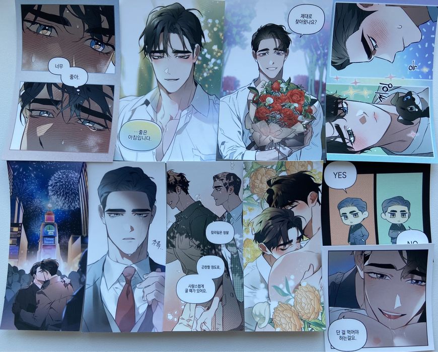 Наборы стикеров по манхвам