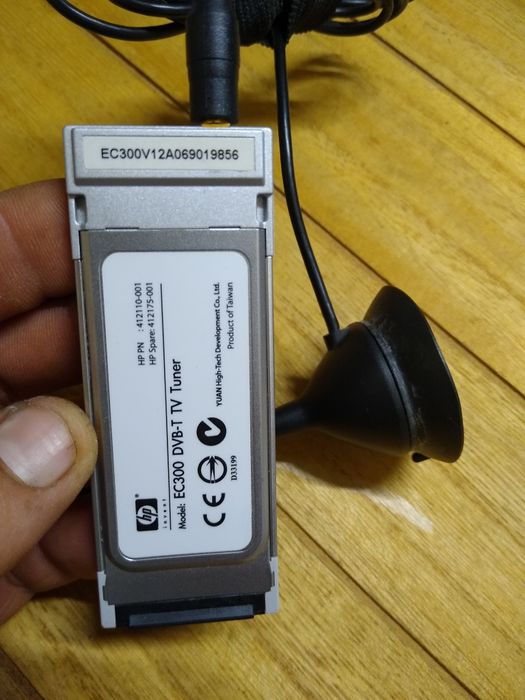 HP EC300 DVB-T TV tuner, express card,  TV. HP PN : 412110-001 HP Spar