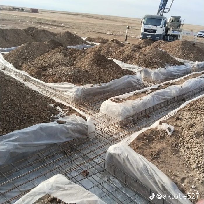 Фундамент құямыз бәрі өзімізден,Сізден жер актісі,