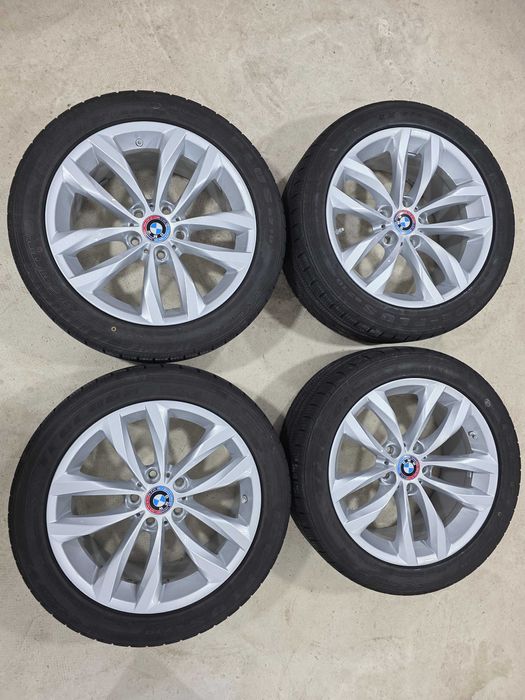 Jante 18 Style 609 OEM BMW F10 F11 F06 F12 F30 E90 X1 X3 cu senzori 8J et30 5x120 72.6