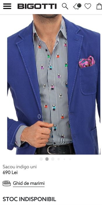 Sacou/sacouri Bigotti,(culori diferite)noi cu eticheta,toate culorile