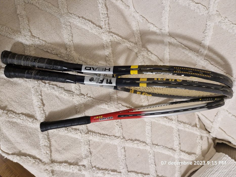 Rachete tenis Wilson si HEAD TI.FIRE,made Austria