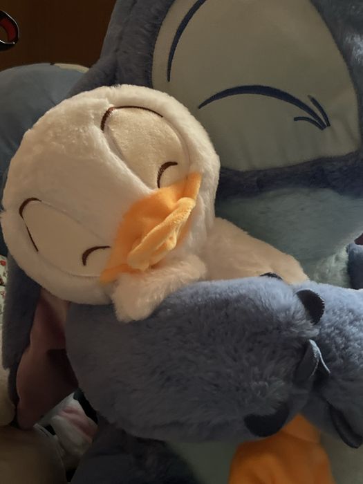 Большой мягкий Стич с уточкой