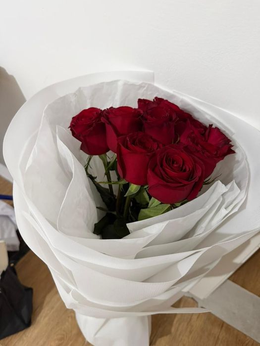 Красные розы за 10к