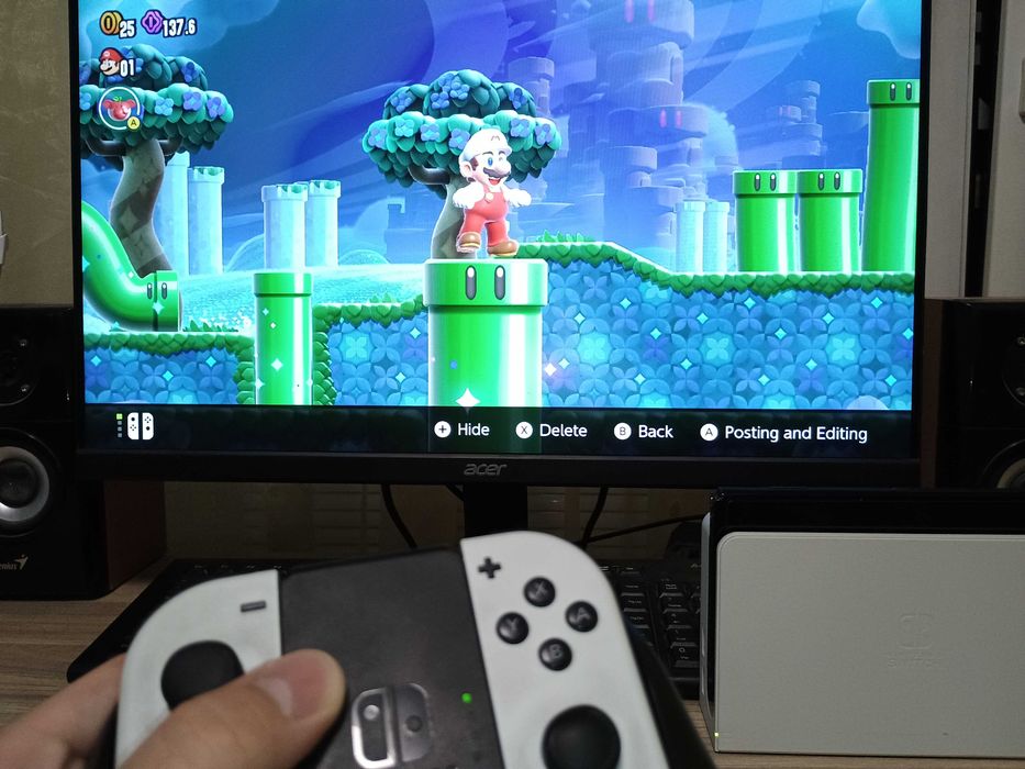 Nintendo switch OLED + бонус 4 игри