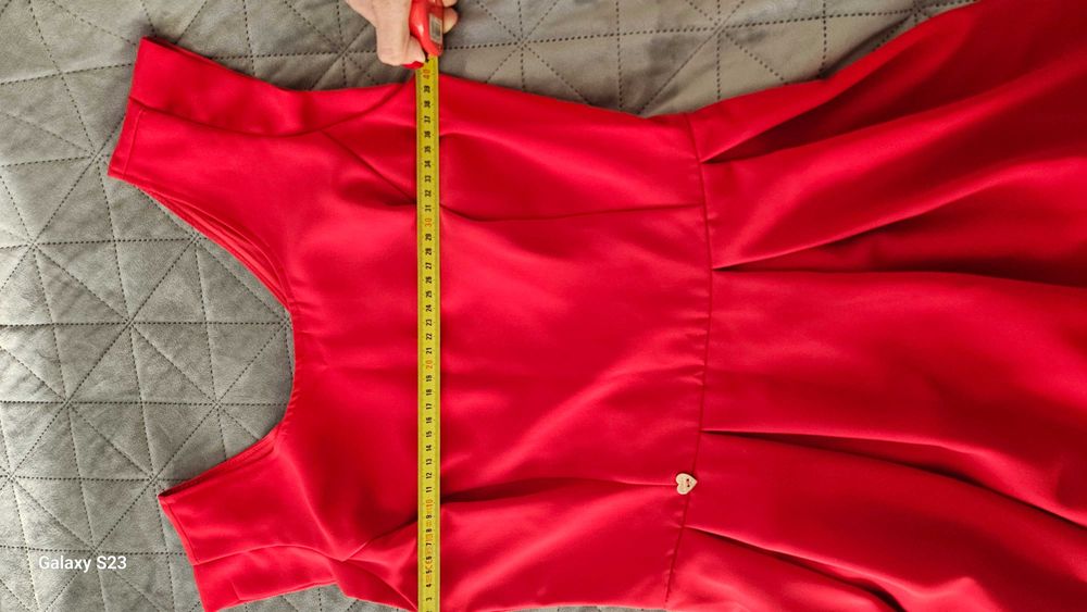 Червена рокля Etere размер S