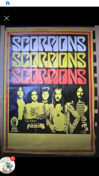 Scorpions  HumblePIE  HORSLIPS postere/afișe