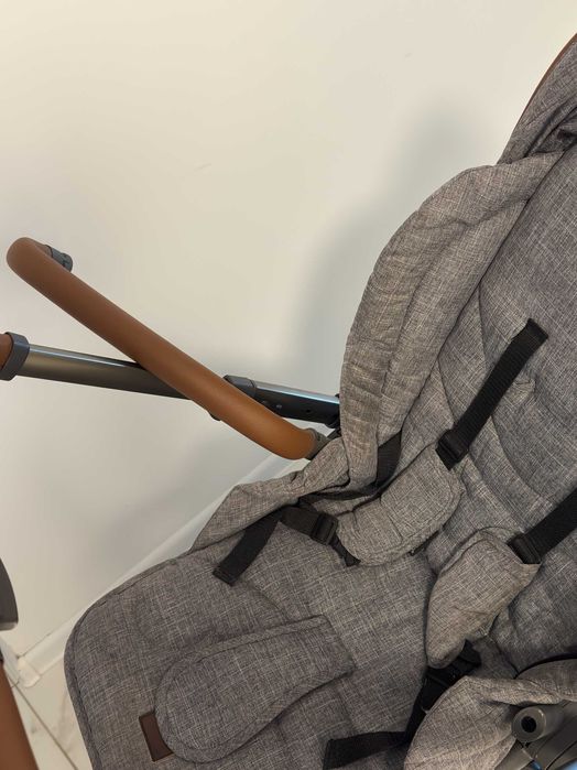 Комбинирана количка CANGAROO Icon 3 в 1, сива