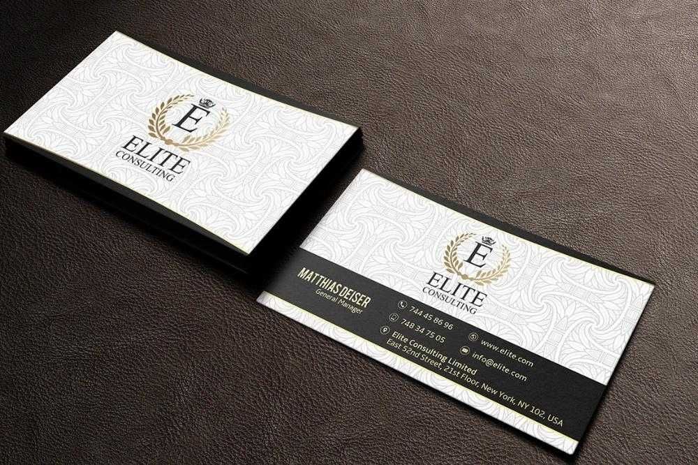 Vizitka — relyefli embossing, tez va sifatli