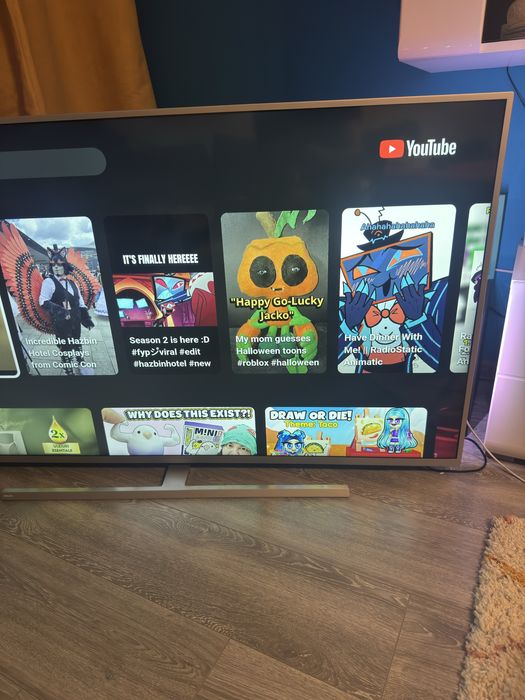 Smart TV Philips 55” 139 cm Ambilight Android TV