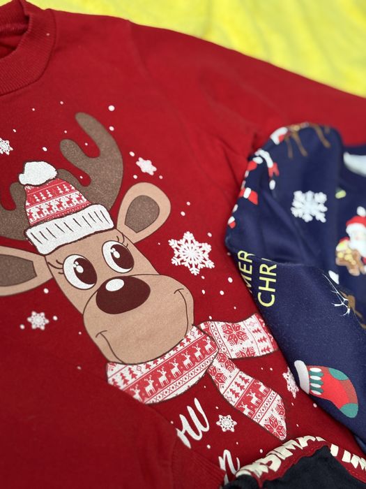 Лот коледни блузки размер 116