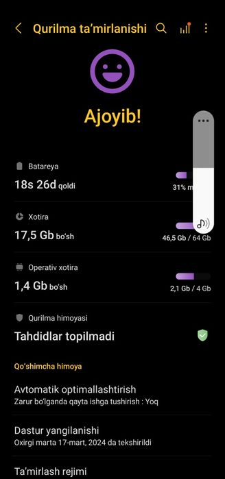 Samsung A22 5g telga kafolat beraman