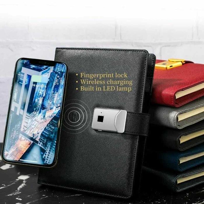 Блокнот Power Bank Ежедневник с Зарядкой Удобство Практичность в Одном