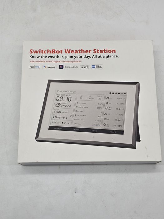 Stație meteo SwitchBot Home cu cerneală electronică