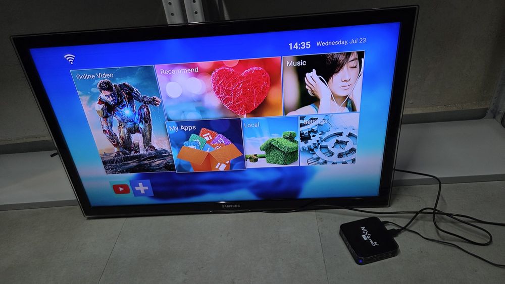 *️⃣ОРИГИНАЛ Samsung 102см Ue40D6100 +Андроид Приставка  / QTV