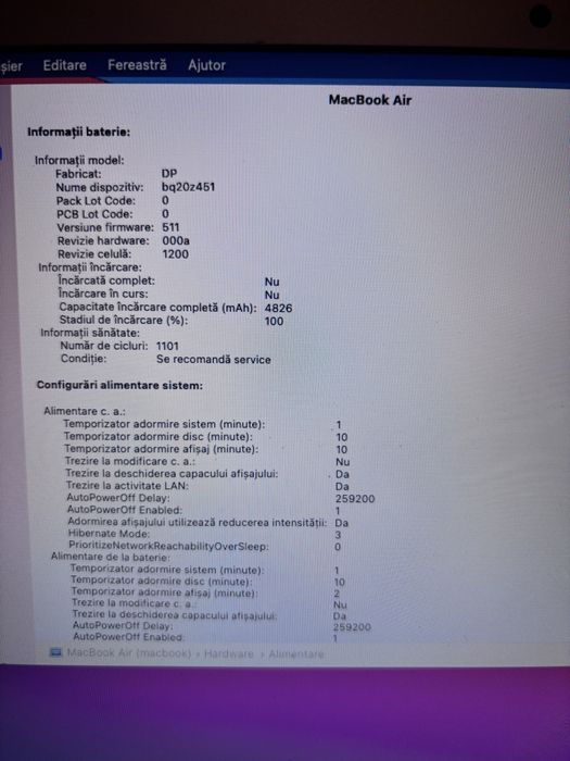 Pachet 2x macbook air a1466