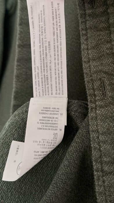 Cămașă grosuță / Overshirt Abercrombie & Fitch – Verde Kaki (Măsura M)