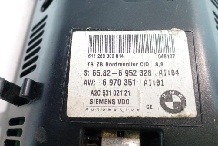Display bord 65826952328 BMW Seria 5 E60/E61