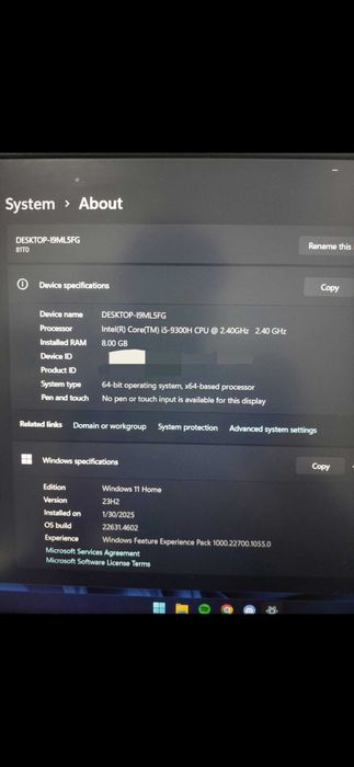 Laptop gaming LENOVO Y 7000